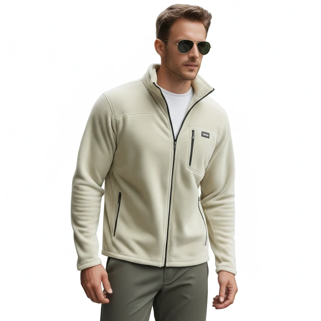 Bulk Blank Micro Polar Fleece Jackets for Embroidery | Wholesale USA