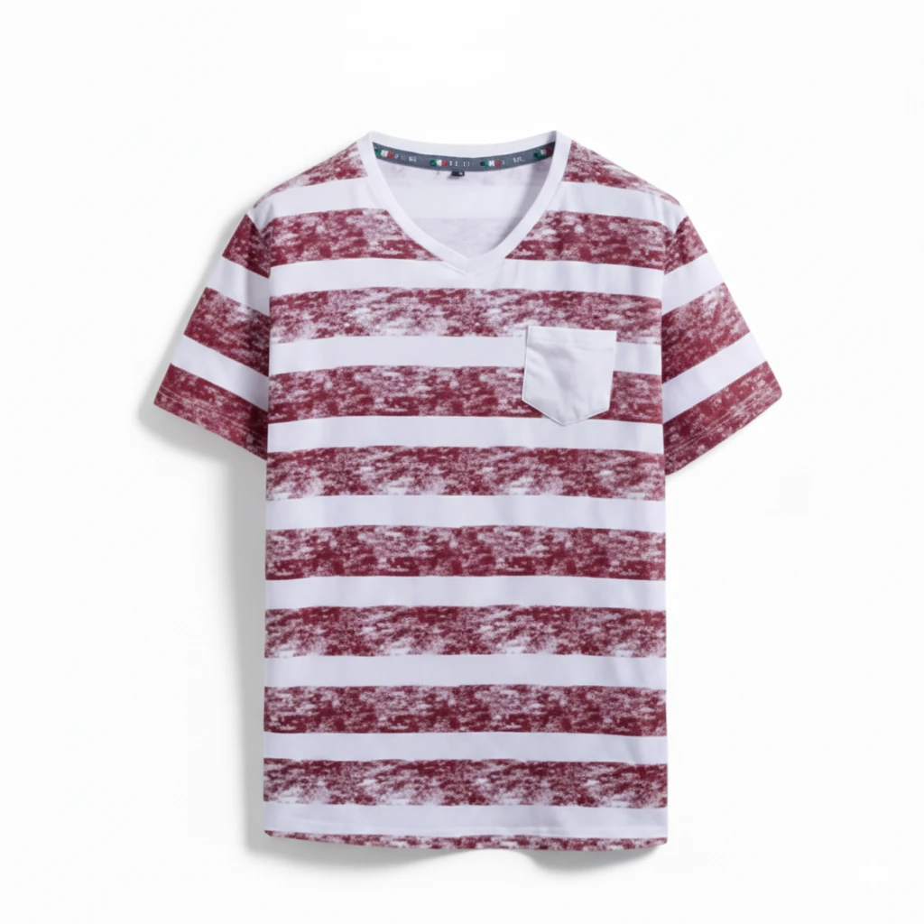Men's Vintage Stripe Pocket Tee | Manufacturer for USA & European Brands